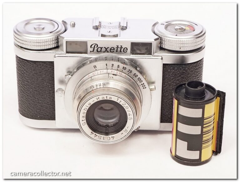 Appareil Photo Braun Paxette Avec Objectif 45mm Et Flash Hyper D - Vintage